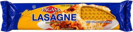 PAGASA Lasagne pasta