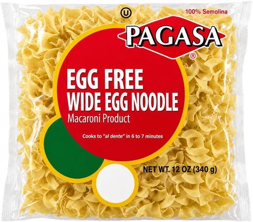 PAGASA Egg Free Wide Egg Noodle pasta