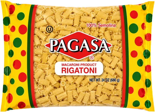 PAGASA Rigatoni pasta